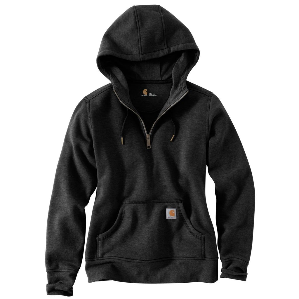 Download Carhartt Women's Black Heather Clarksburg Quarter Zip ...