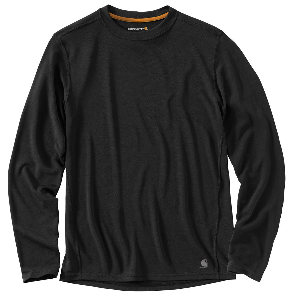 Carhartt Men's Black Base Force Extremes Lightweight Crewneck