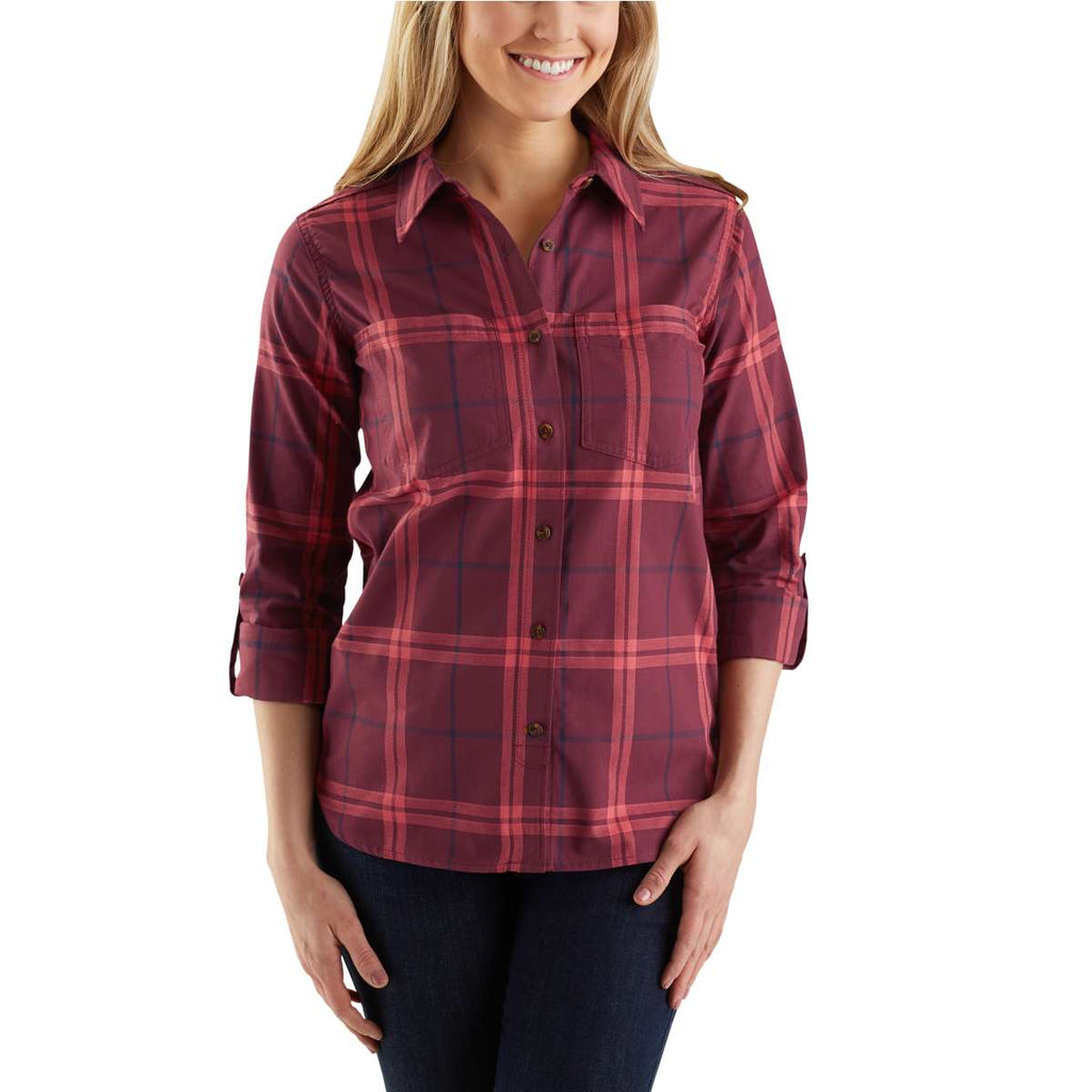 Carhartt Women's Cranberry Fairview Plaid Shirt