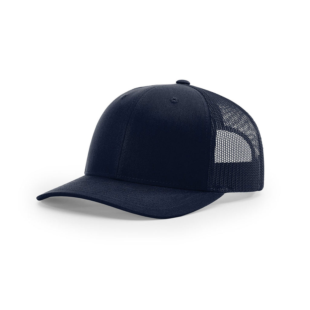 Download Richardson Navy Mesh Back Solid Trucker Hat