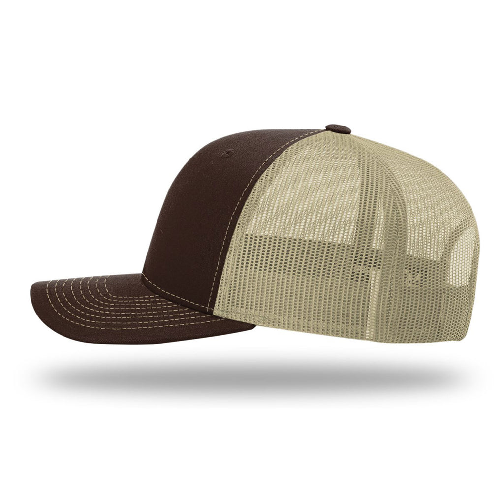 Download Richardson Brown/Khaki R-Flex Adjustable Trucker Cap