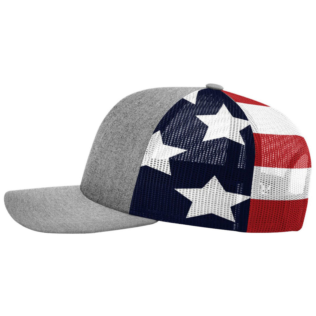 stars and stripes mesh hat