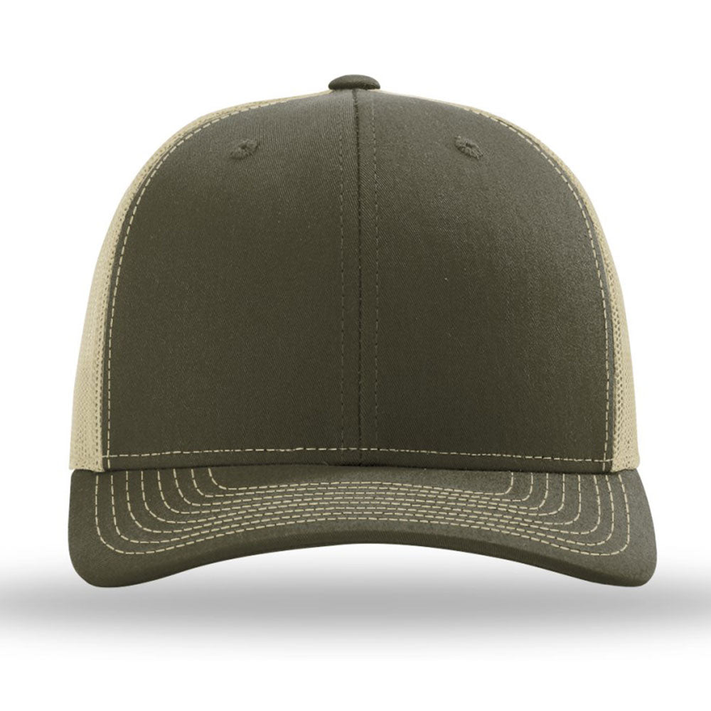 Download Richardson Loden/Khaki Recycled Trucker Cap