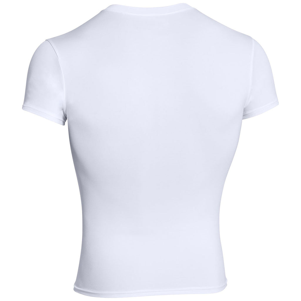 white v neck compression shirt