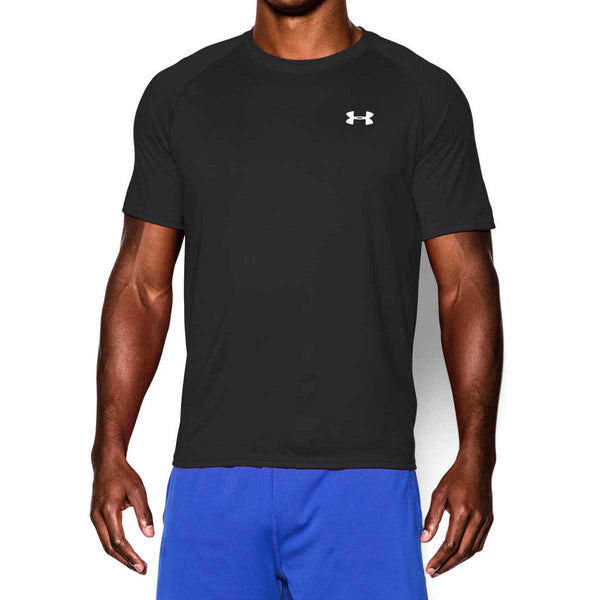 Under Armour Men's Black/White Tech Short Sleeve T-Shirt