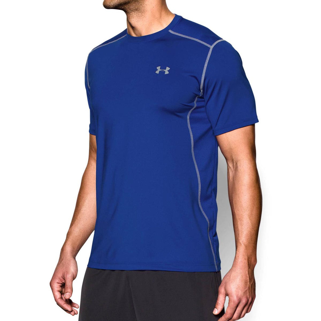 royal blue under armour shirt