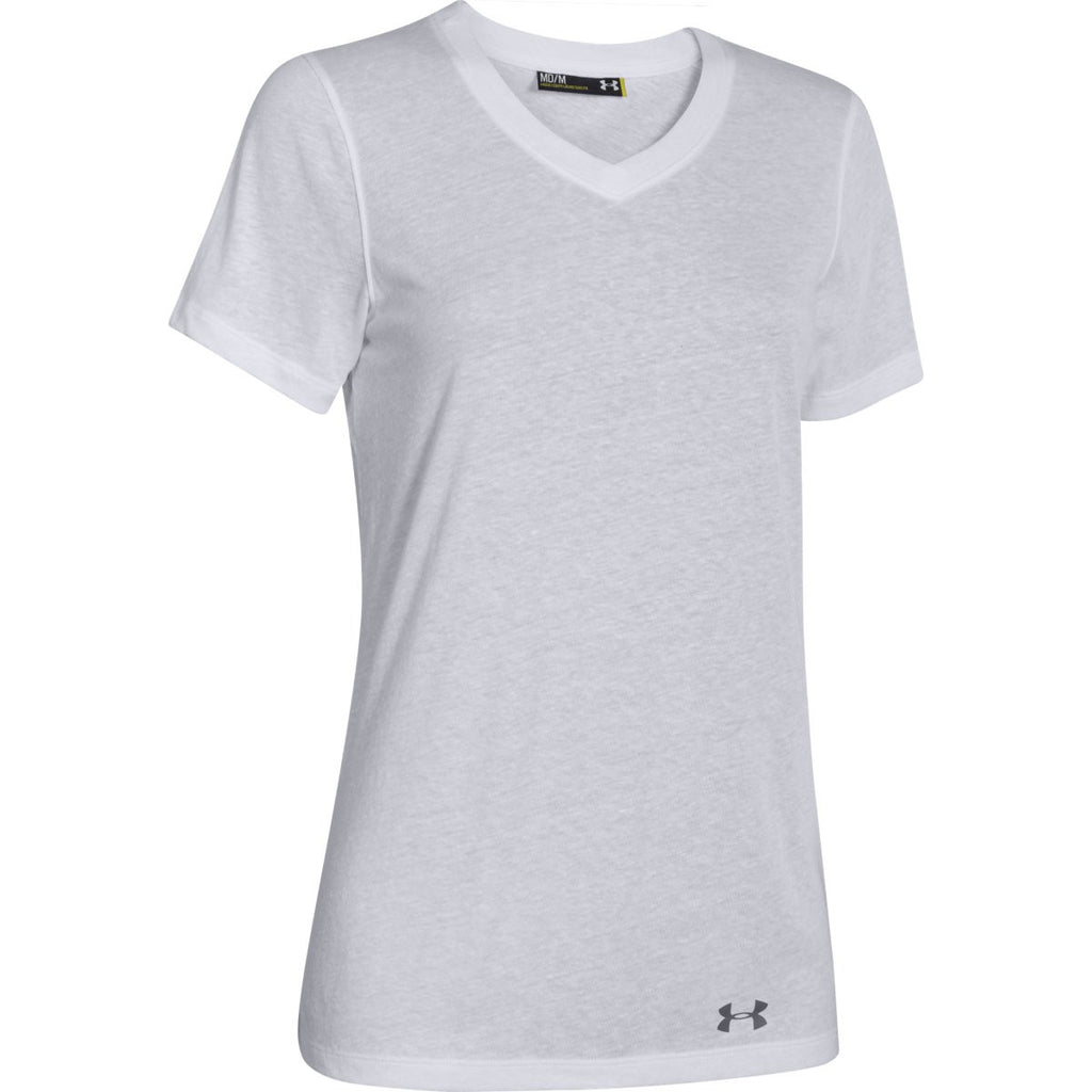 under armour white v neck