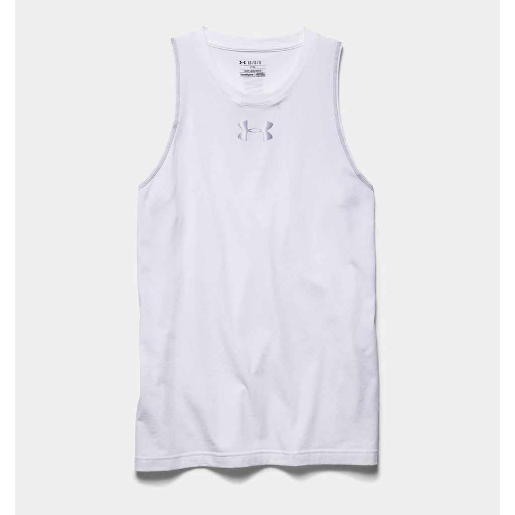 under armour white tank