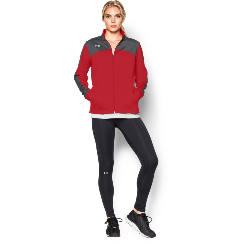 under armour jackets red women