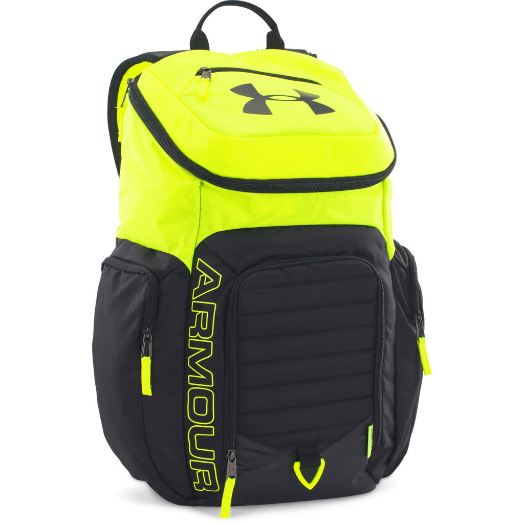 yellow under armour backpack