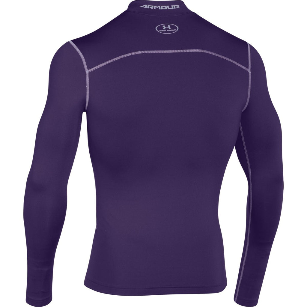 under armour purple compression shirt