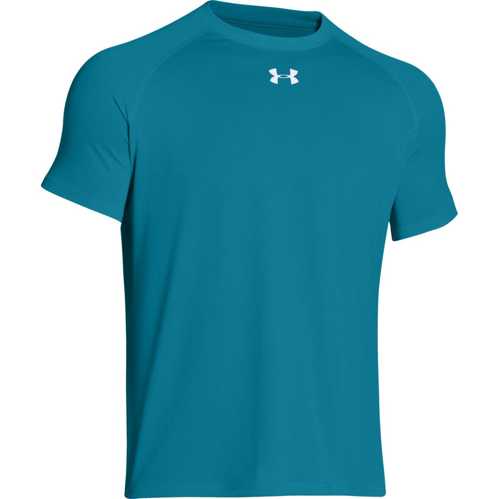 turquoise under armour shirt