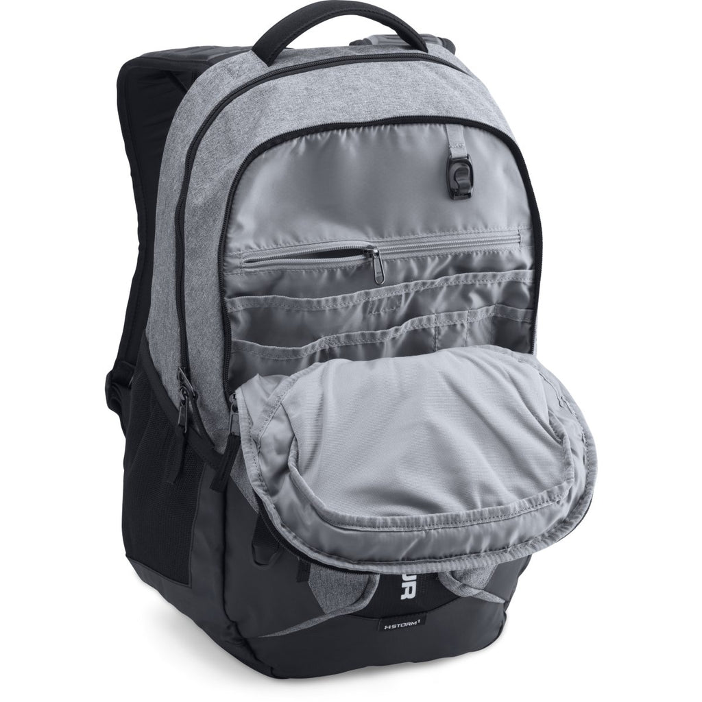 grey under armor backpack