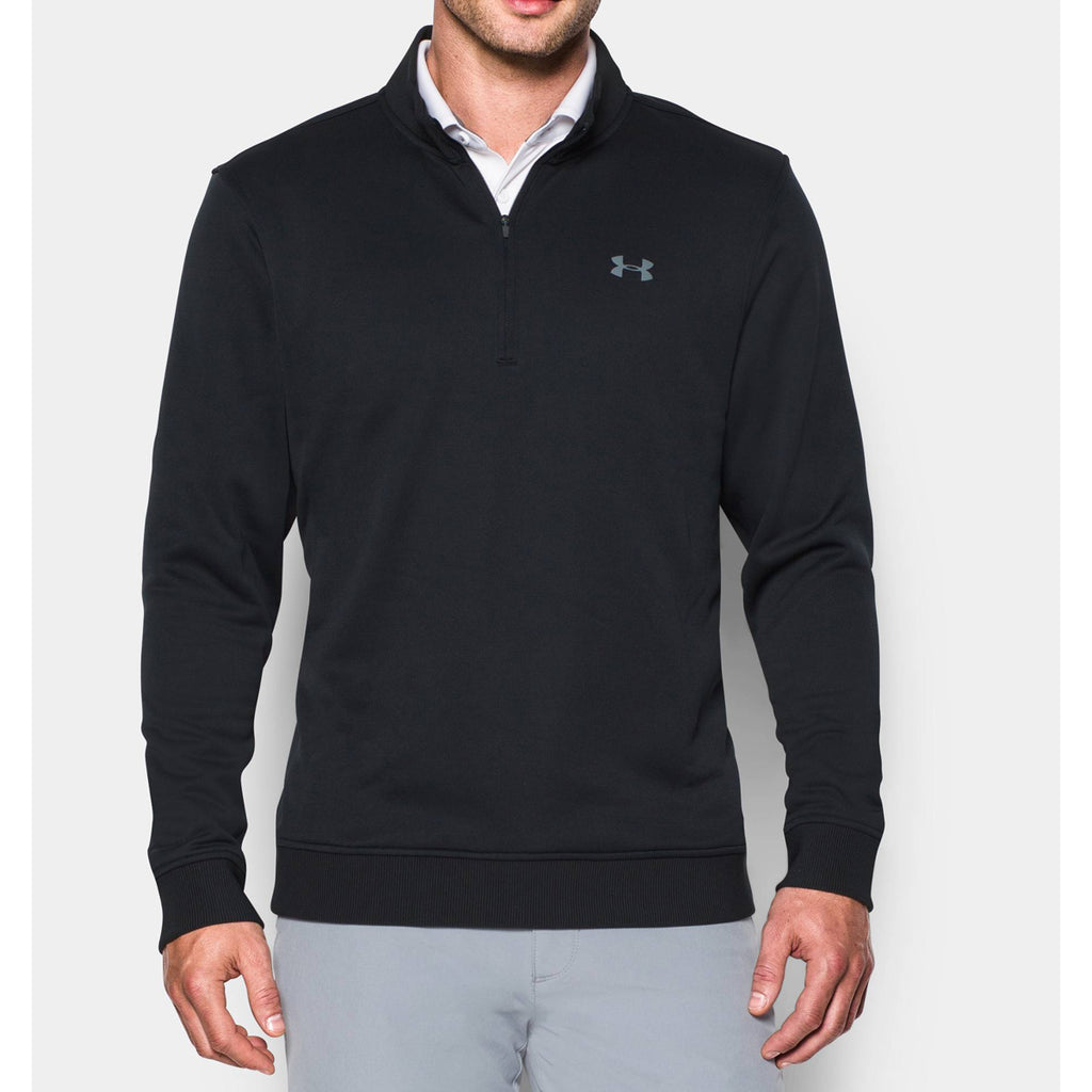 Black UA Storm Sweater Fleece Quarter Zip