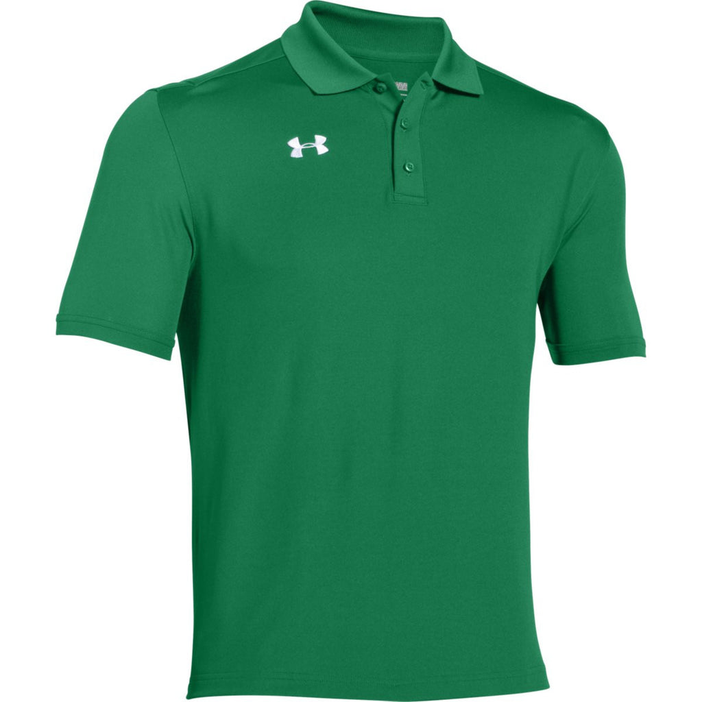 kelly green under armour polo