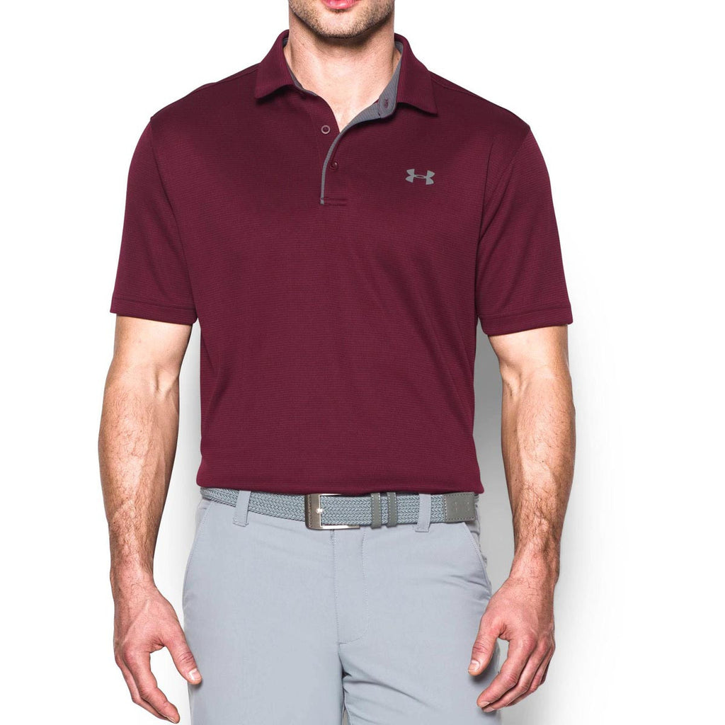 under armour maroon polo