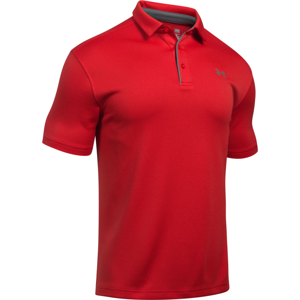 under armour red polo shirt
