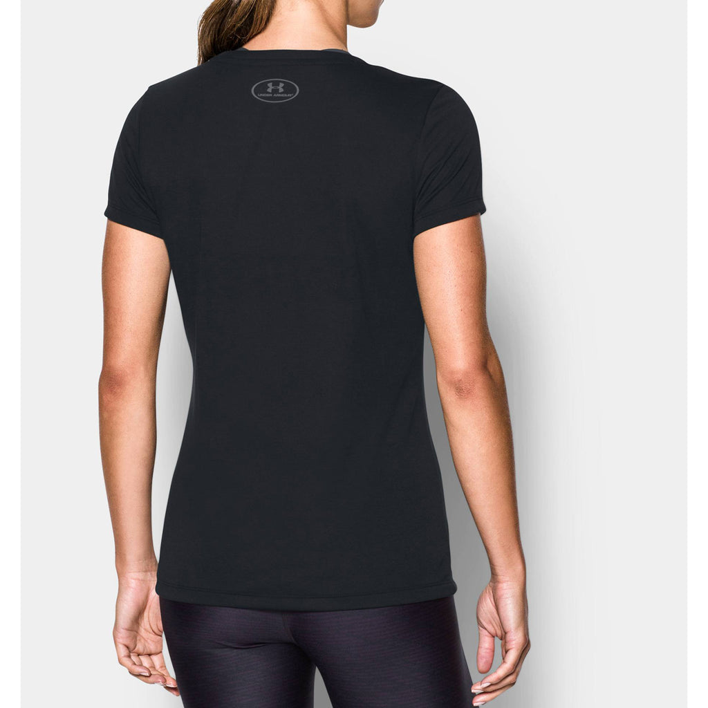 under armour v neck t shirt women's