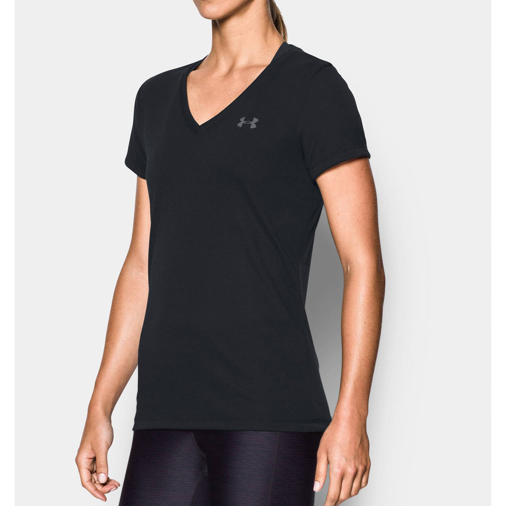 under armour t shirts women black