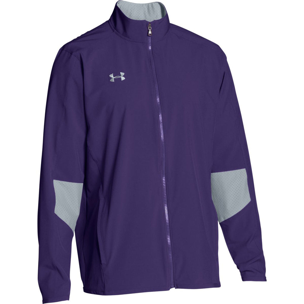 purple under armour jacket