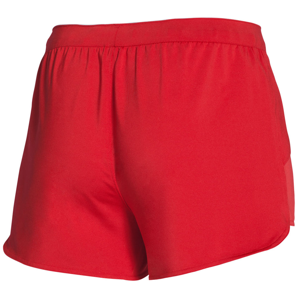 red under armour shorts womens