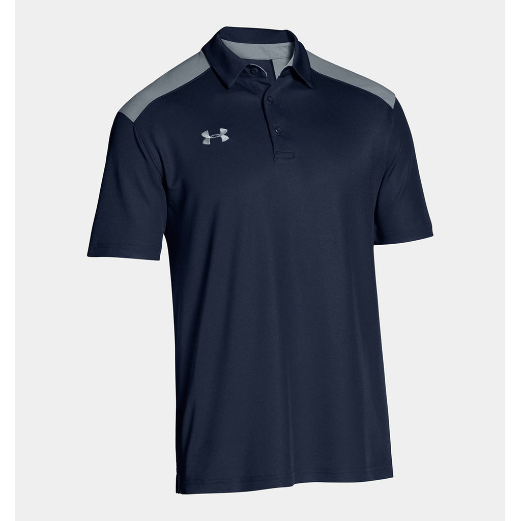 Navy Armour Colorblock Polo