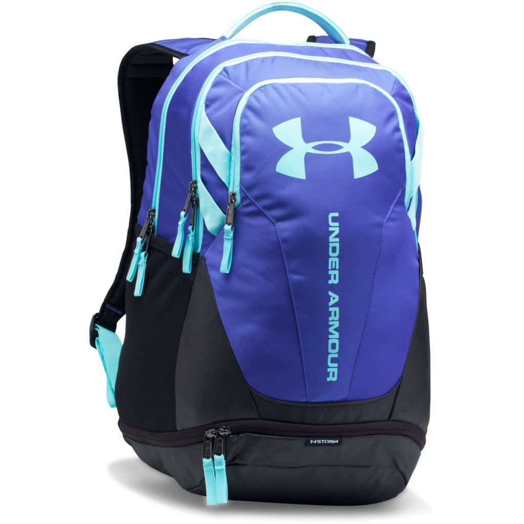 green and black under armour backpack