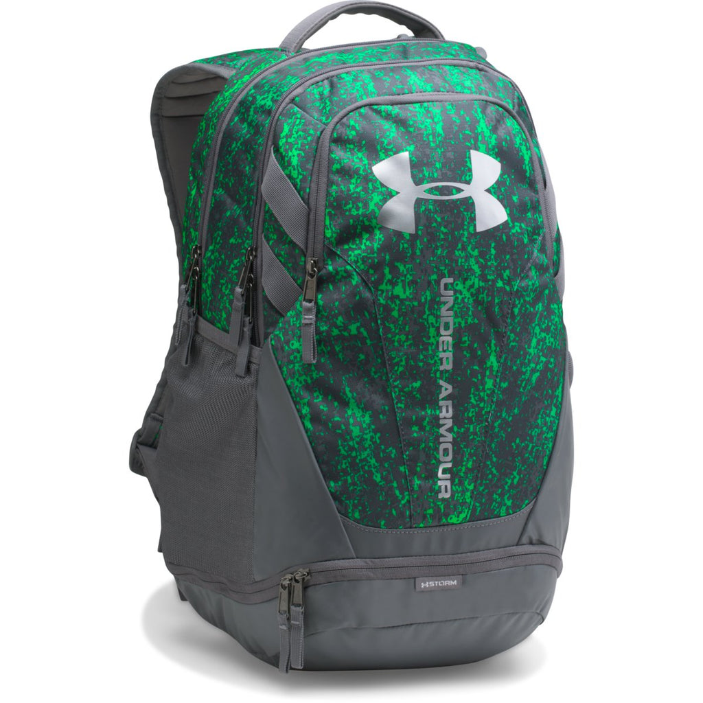 neon green under armour backpack