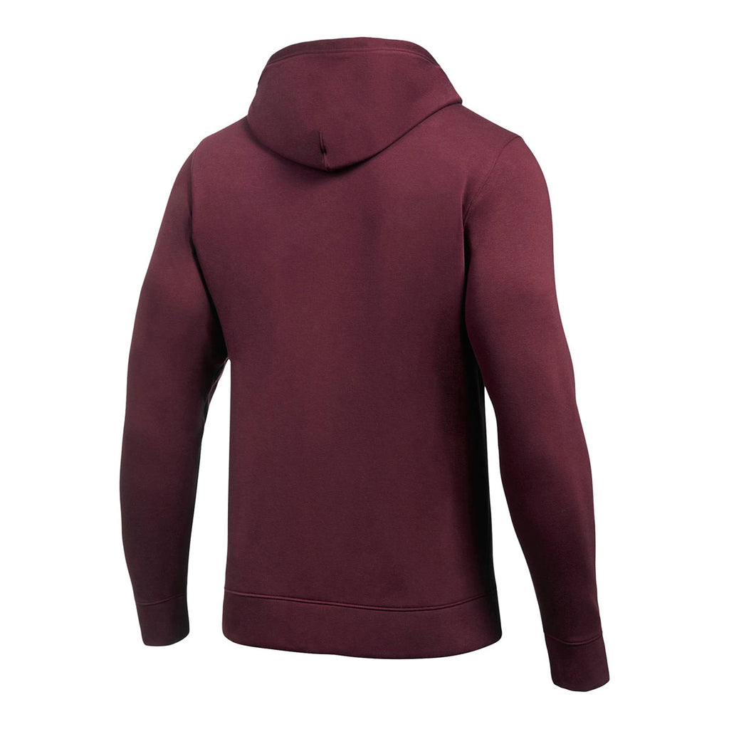 Maroon Hustle Fleece Hoody