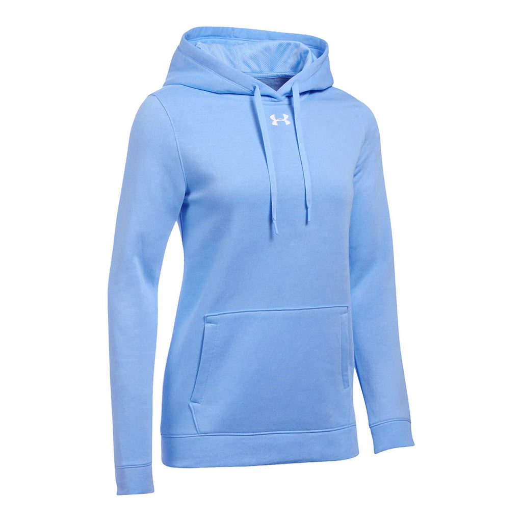 Under Armour Women's Carolina Blue Hustle Fleece Hoody