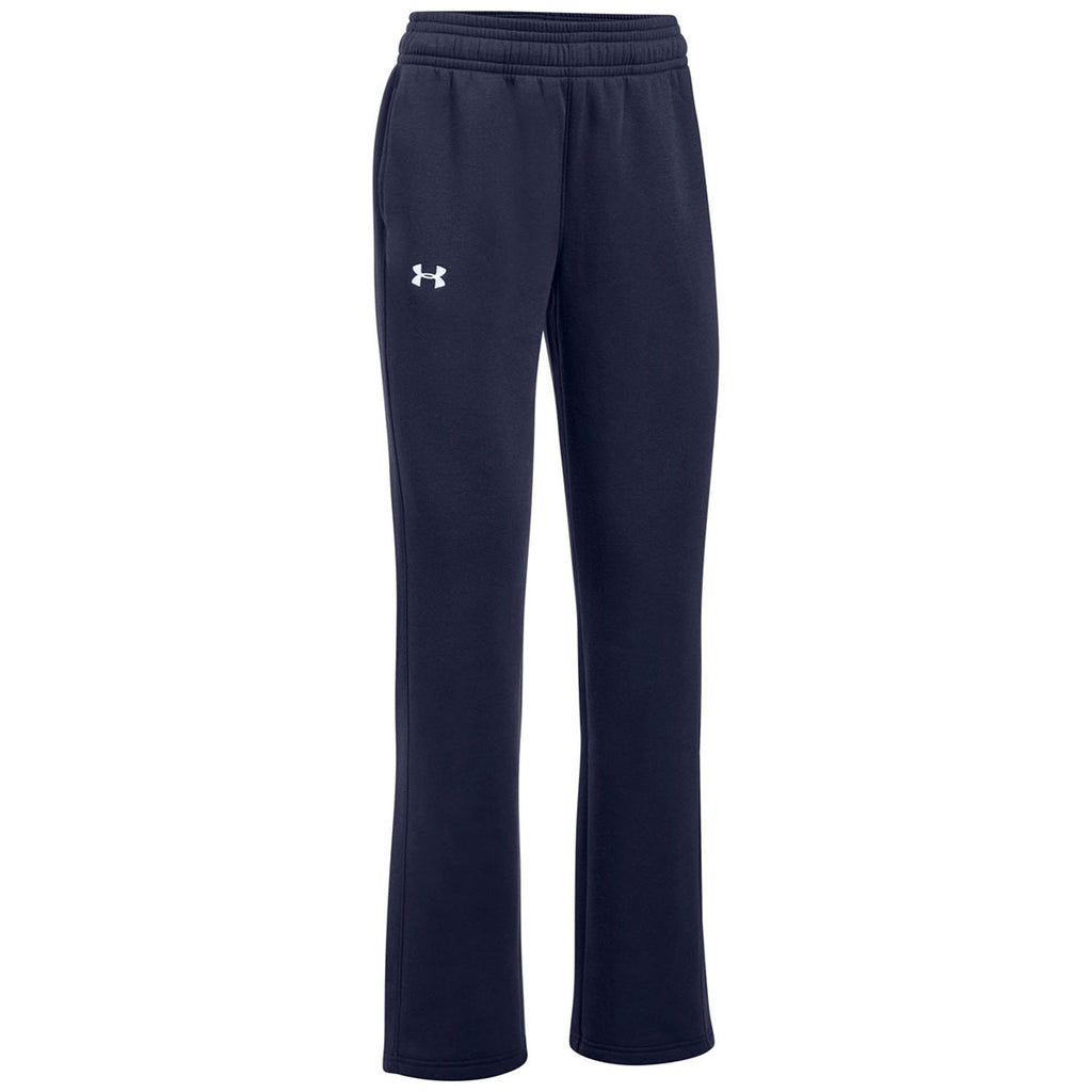 ua women's hustle fleece pant