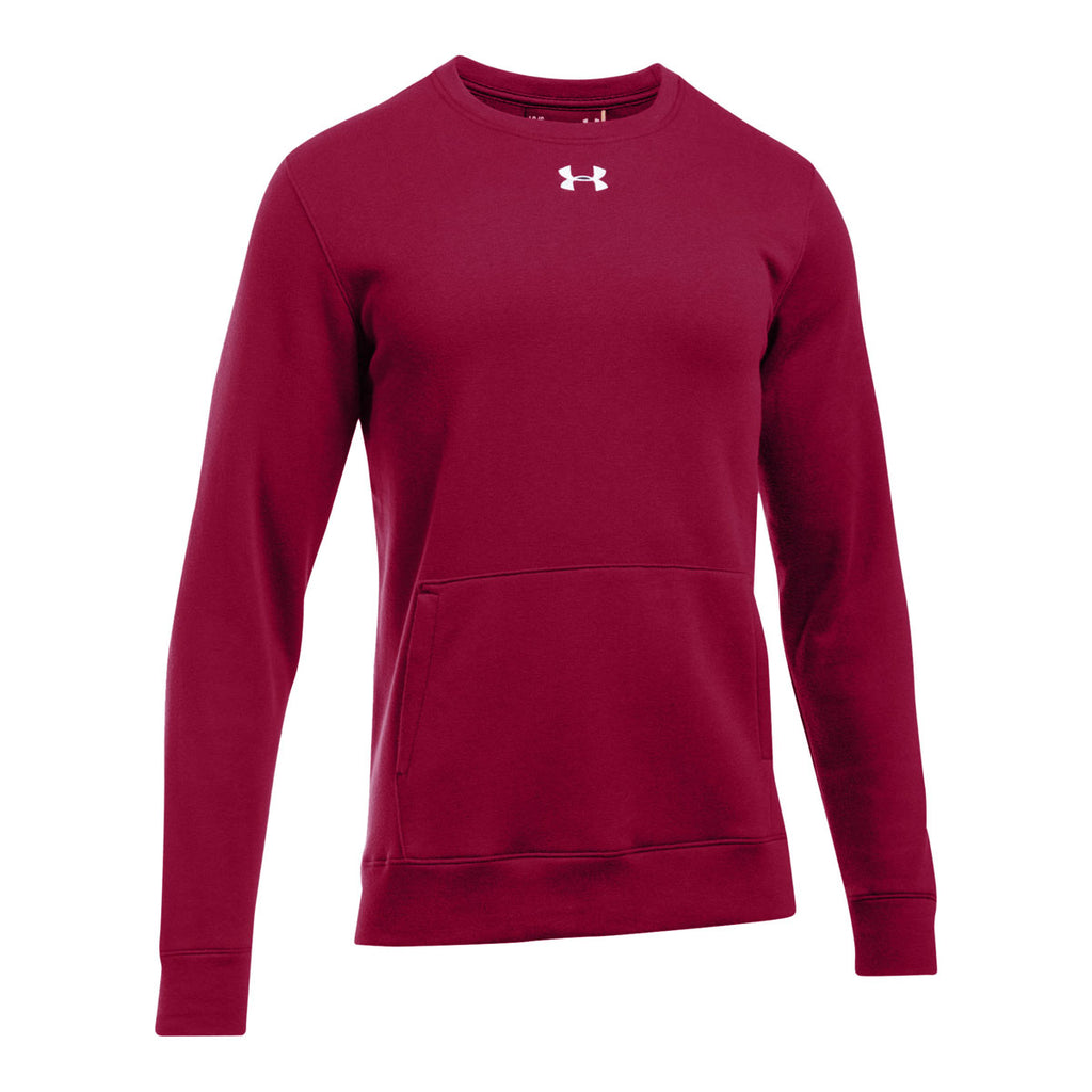 ua hustle fleece crew