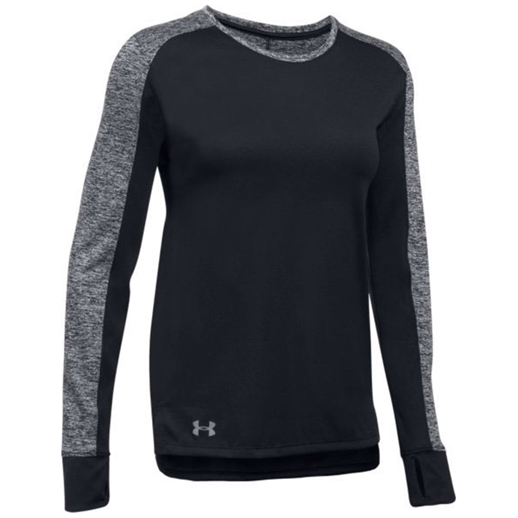 womens black long sleeve under armour