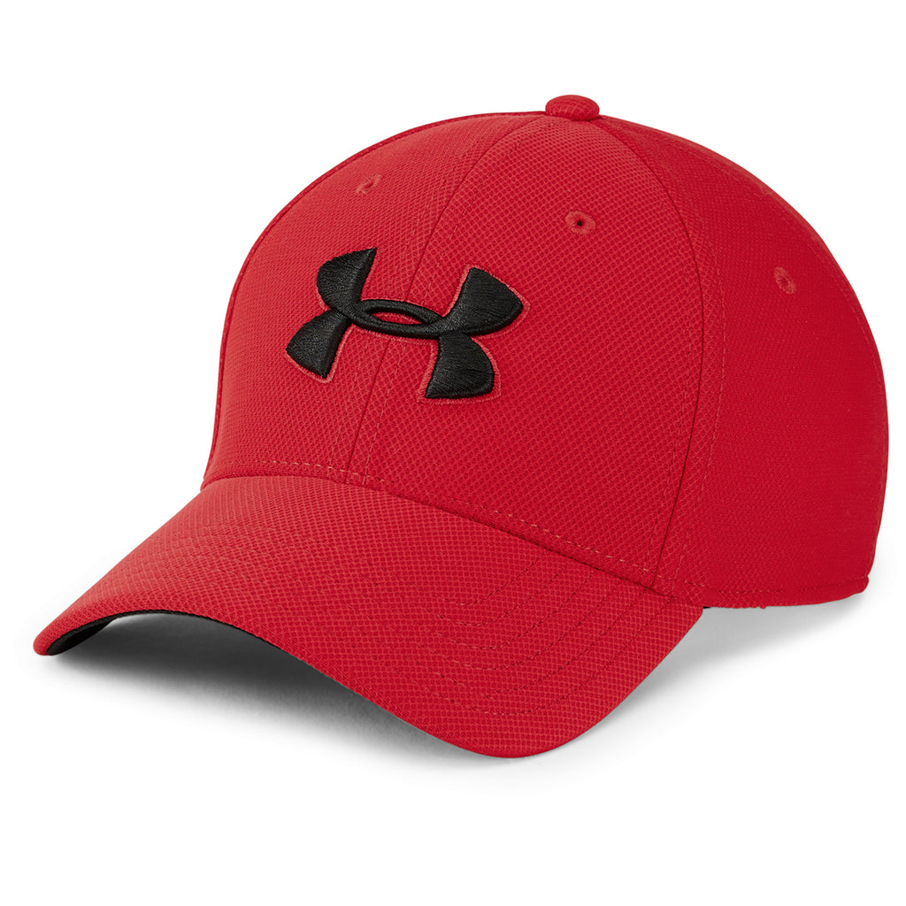 black and red under armour hat