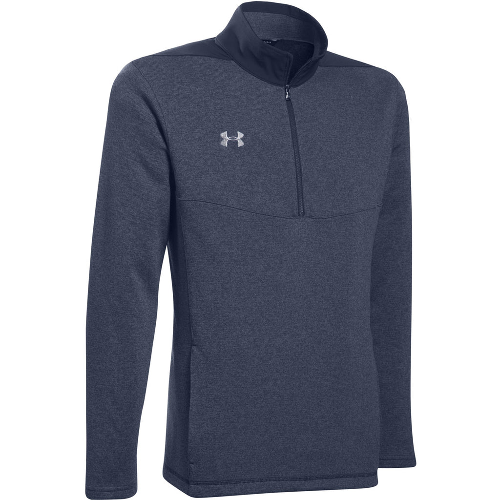 Under Armour Men's Midnight Navy Light Heather Peak Performance Fleece