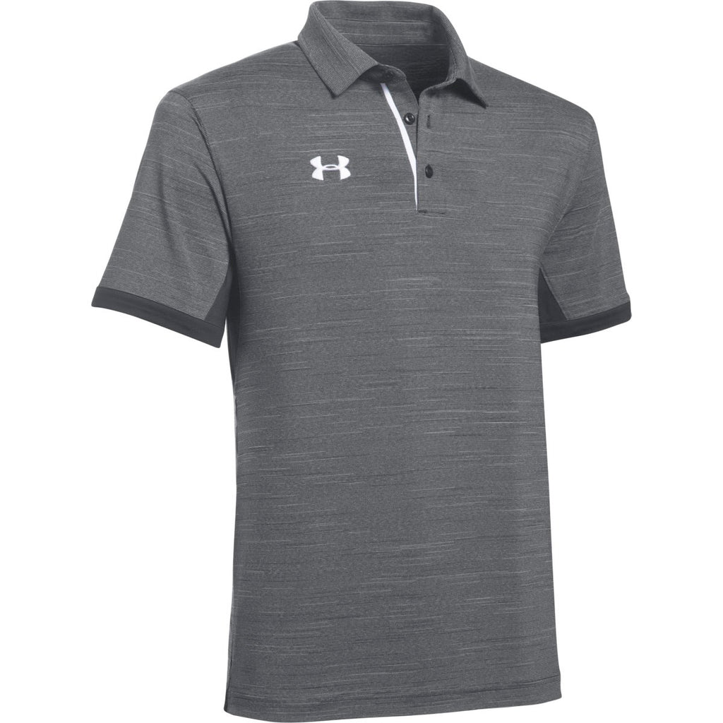 Graphite Medium Heather Elevated Polo