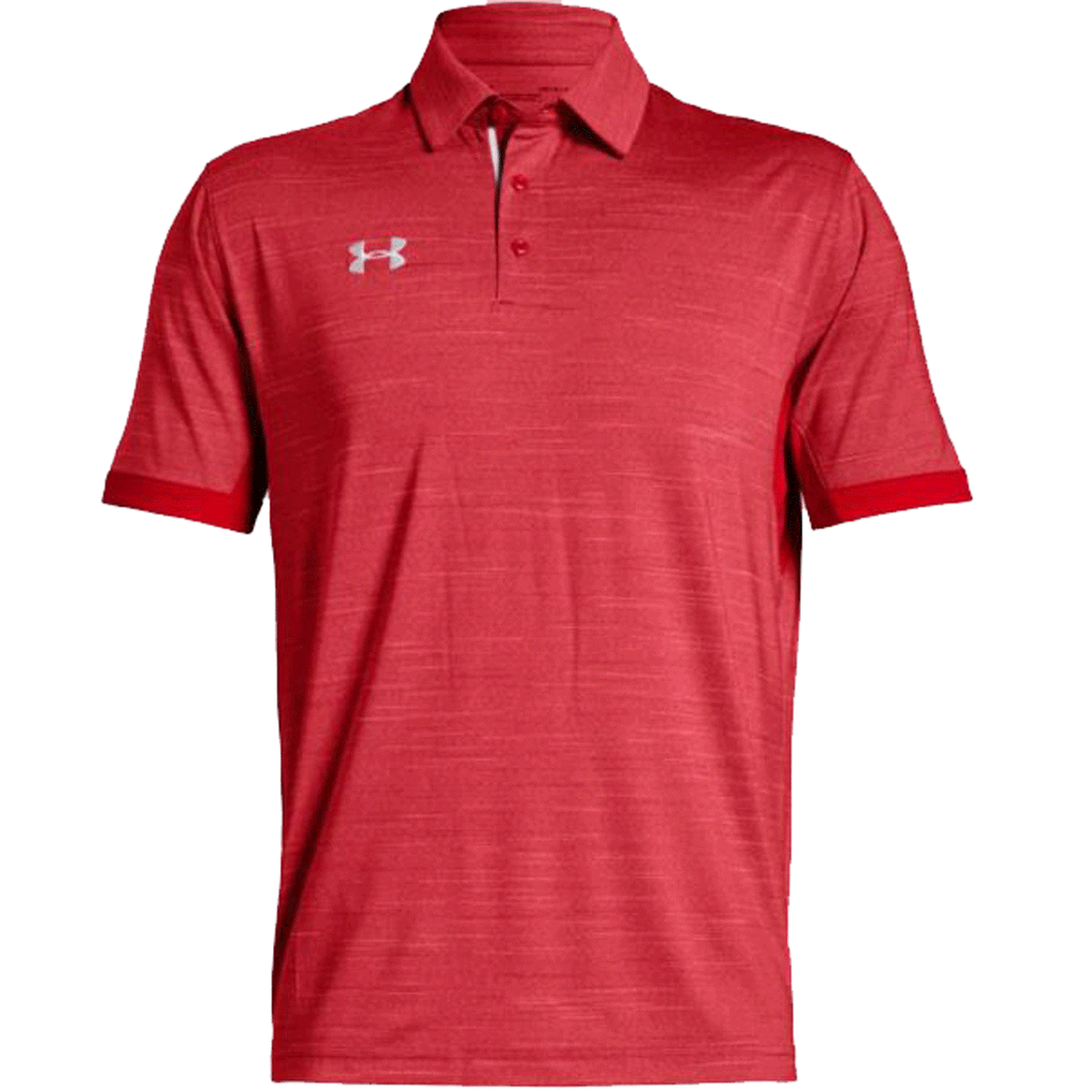 mens red under armour polo