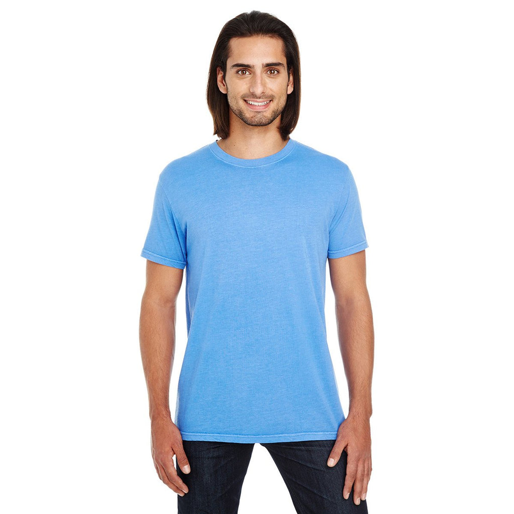 Threadfast Unisex Royal Pigment Dye Short-Sleeve T-Shirt