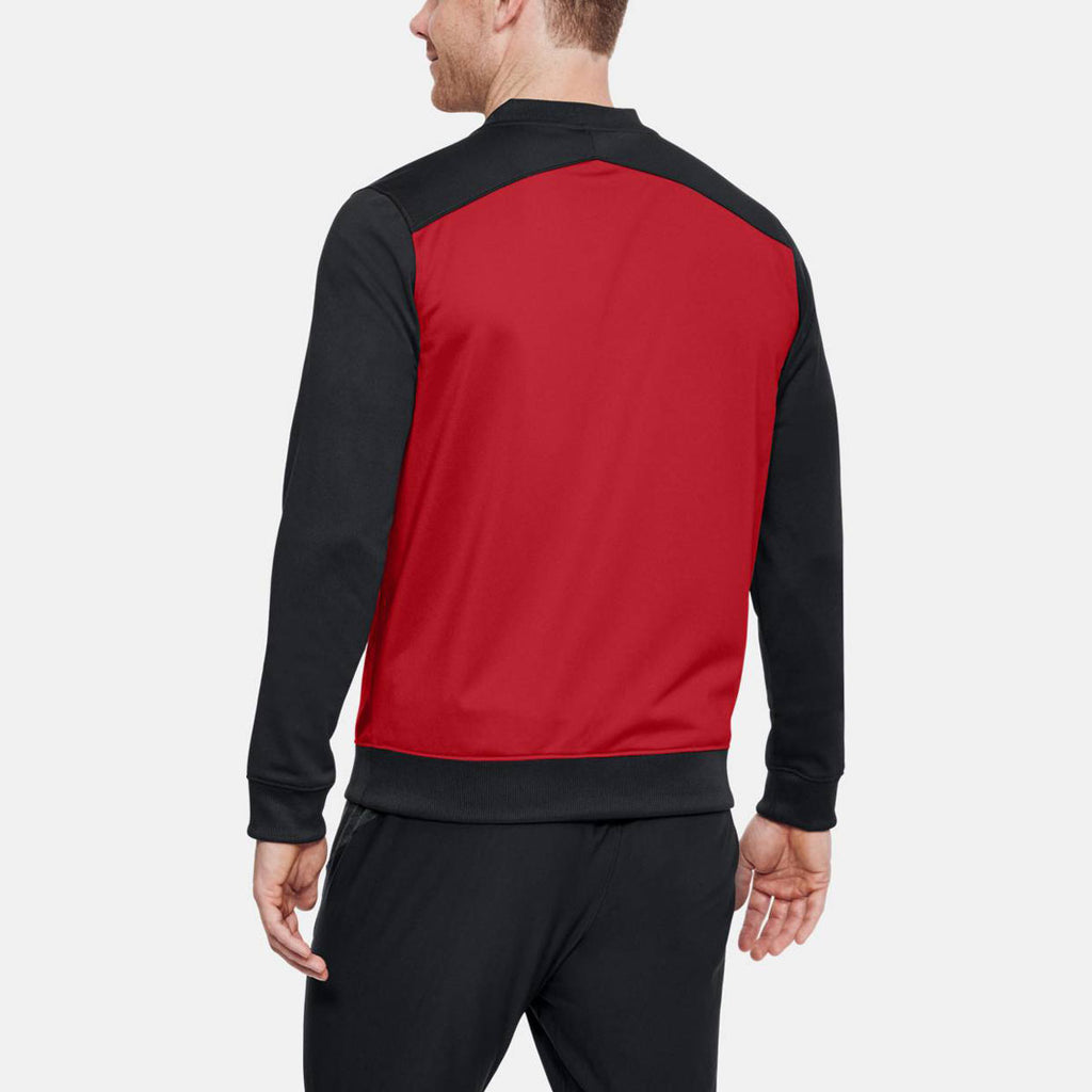 under armour jackets red men