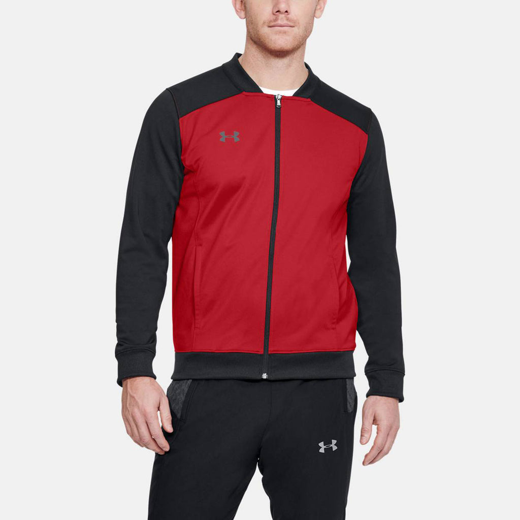 mens red track jacket