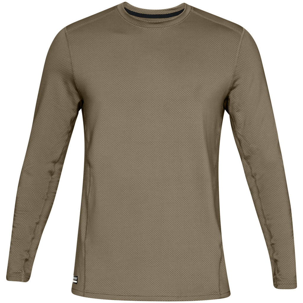 Under Armour Men's Federal Tan Tactical HeatGear Compression Short Sle