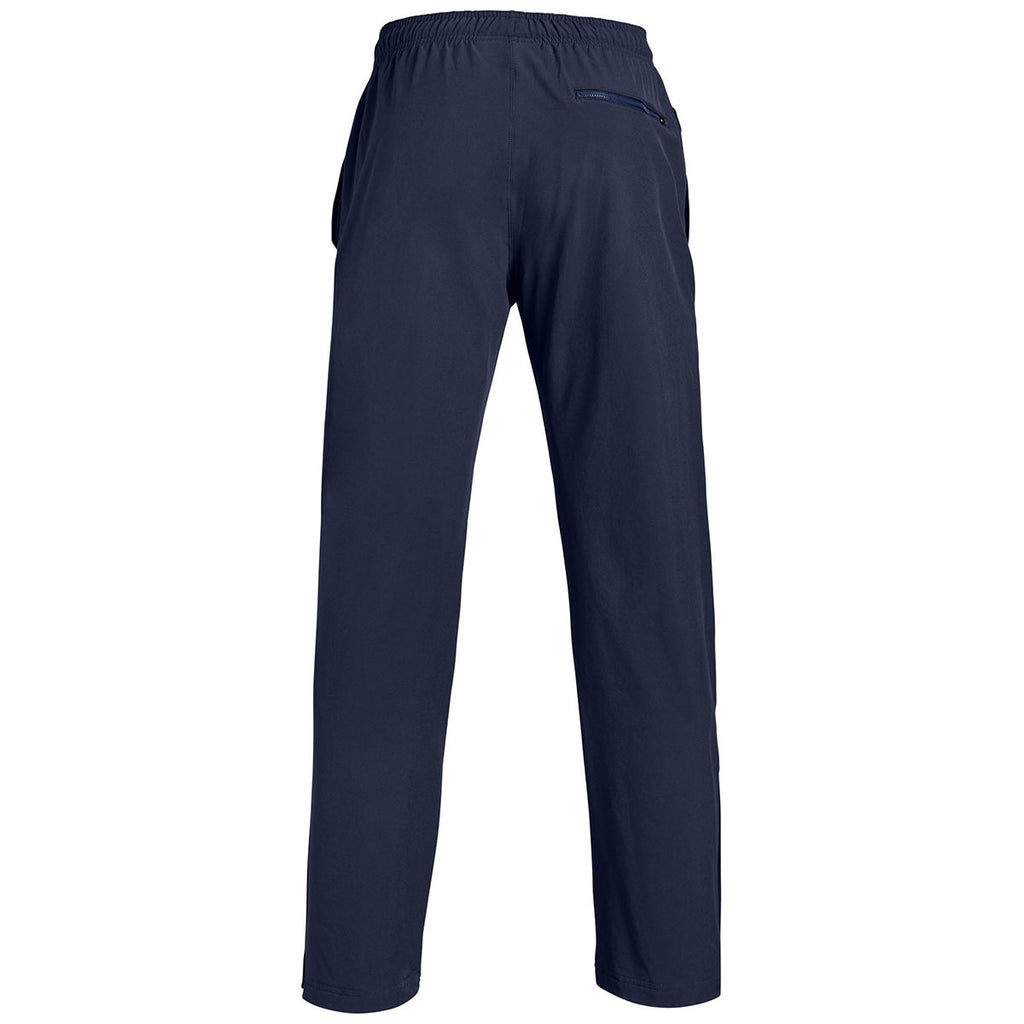 navy warm up pants