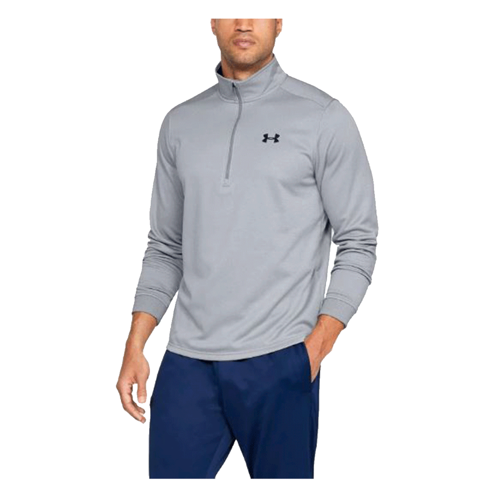 under armour half zip grey