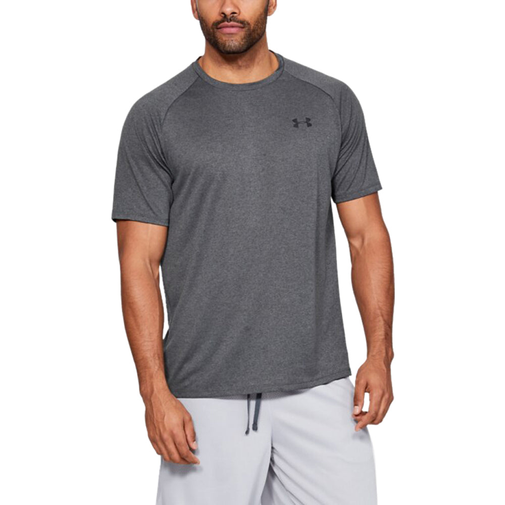 cometer Destierro trabajo duro Under Armour Men's Carbon Heather Tech 2.0 Short Sleeve Tee