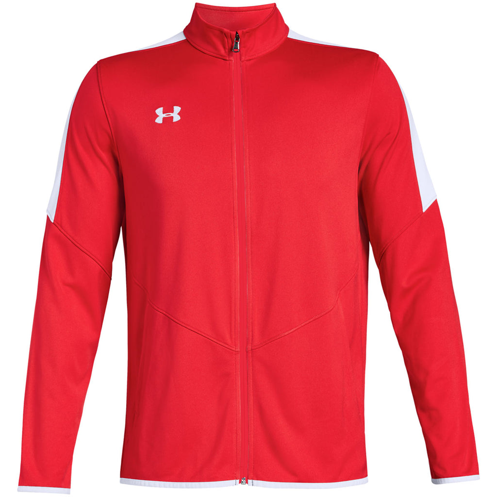 patrulla ventilador suficiente Under Armour Men's Red Rival Knit Jacket