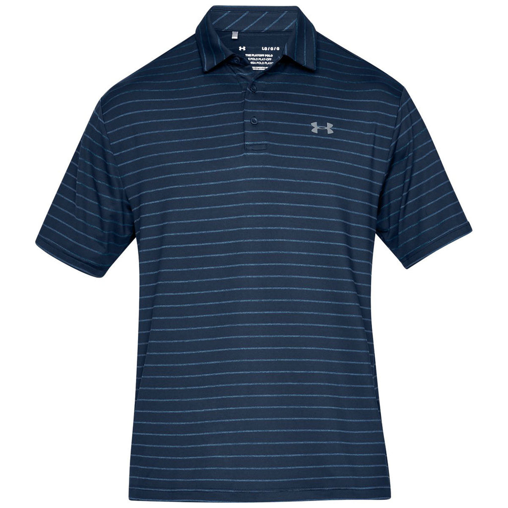 under armour striped polo