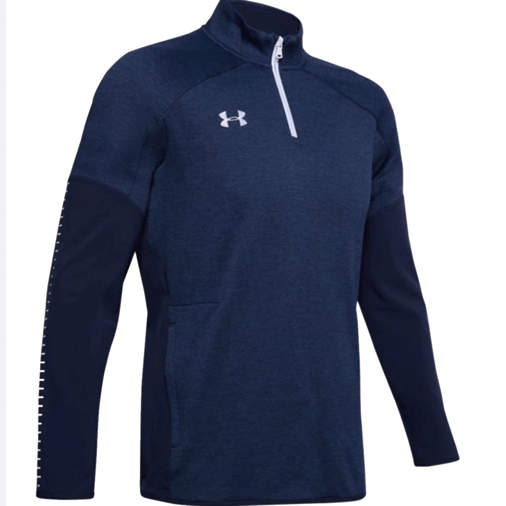 navy under armour half zip