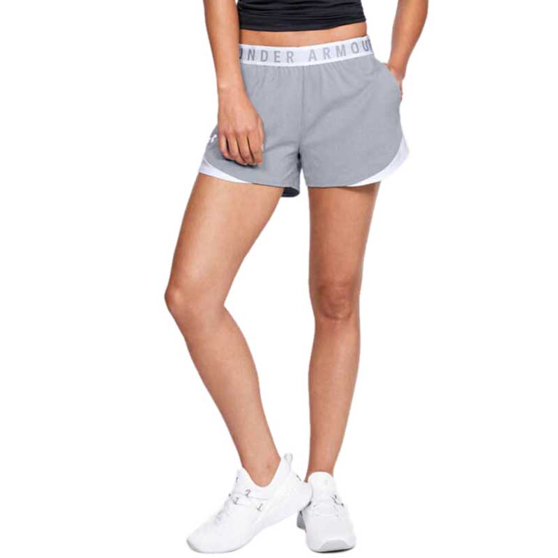 grey under armour shorts women's