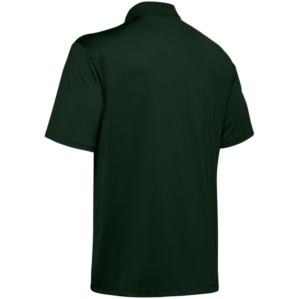 dark green under armour polo