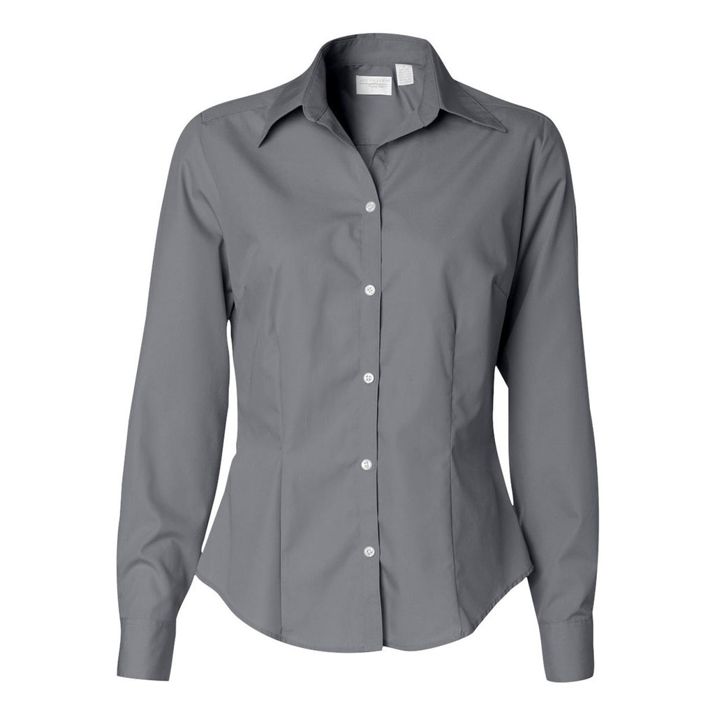 van heusen women's solid formal shirt